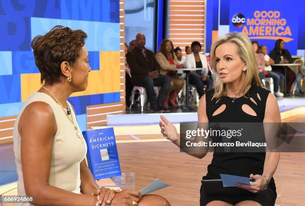 Coverage of "Good Morning America," Monday, April 10, 2017 airing on the Walt Disney Television via Getty Images Television Network. ROBIN ROBERTS,...