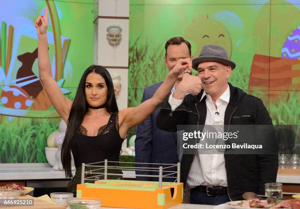 Nikki Bella is the guest Friday, April 7, 2017 on Walt Disney Television via Getty Images's "The Chew." "The Chew" airs MONDAY - FRIDAY on the Walt...