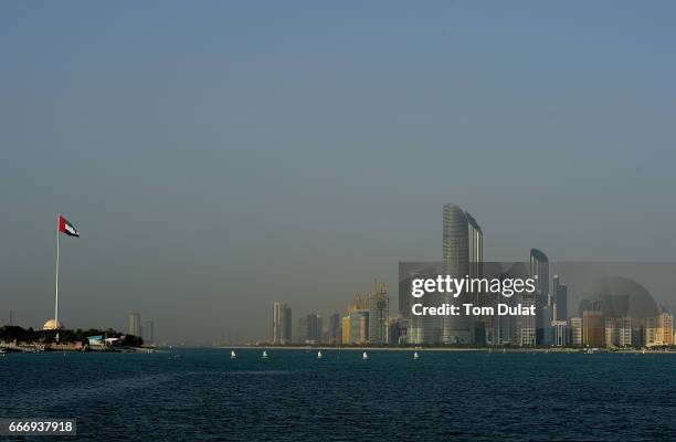 General view of The Corniche on April 10, 2017 in Abu Dhabi, United Arab Emirates.