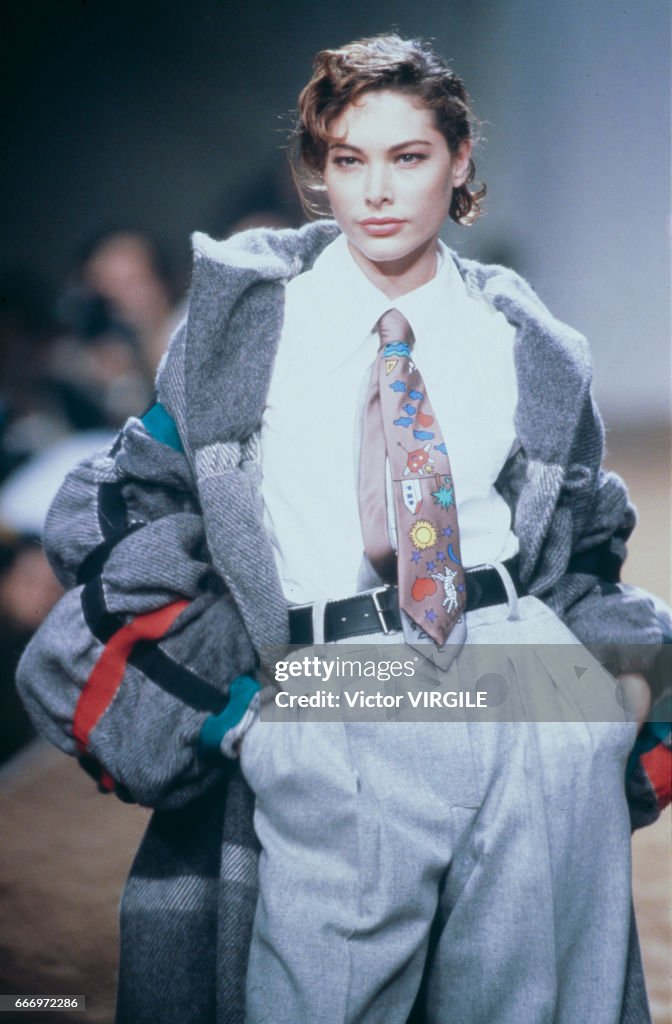 A model walks the runway at the Jean-Charles de Castelbajac Ready to ...