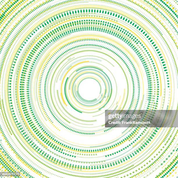 Spring Circular Dotted Lines Vector Pattern High-Res Vector Graphic ...