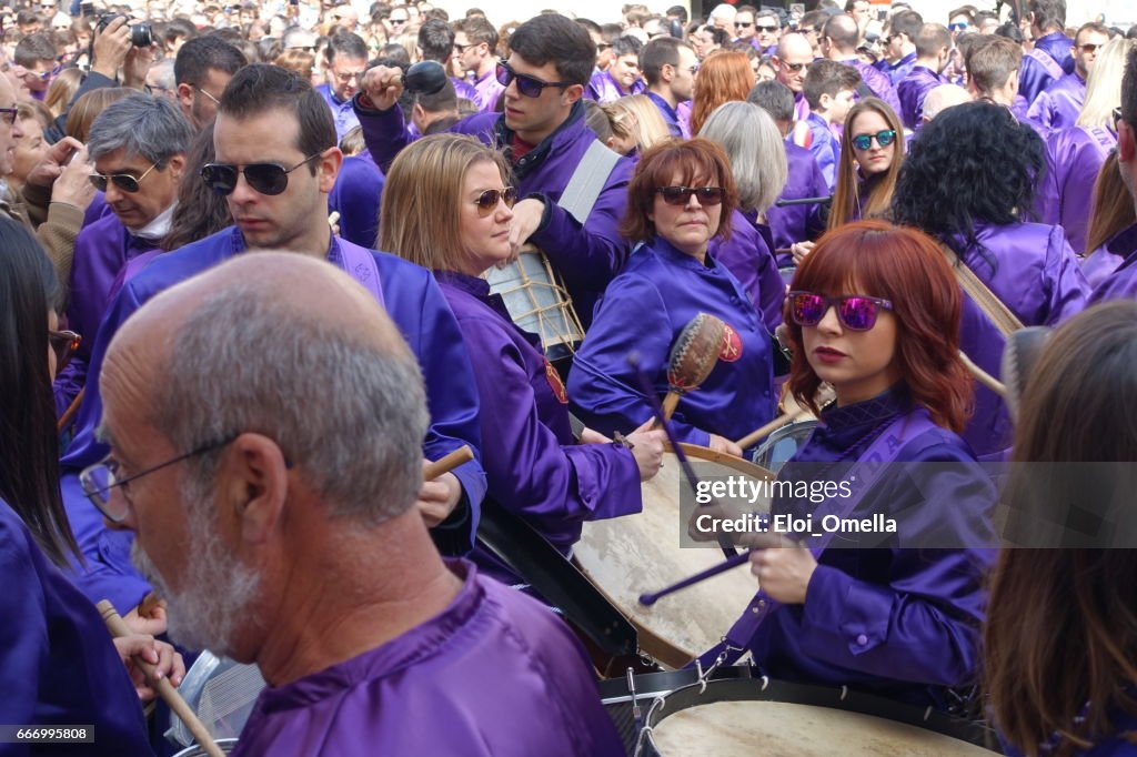 Calanda aragon drum route procession easter easter drums spain