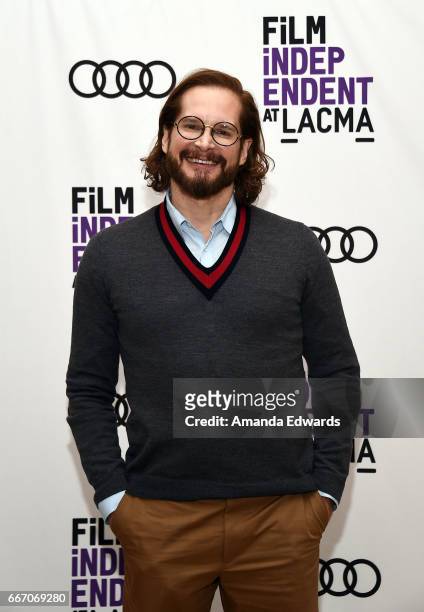 Producer and showrunner Bryan Fuller attends the Film Independent at LACMA special screening and Q&A of "American Gods" at the Bing Theatre at LACMA...