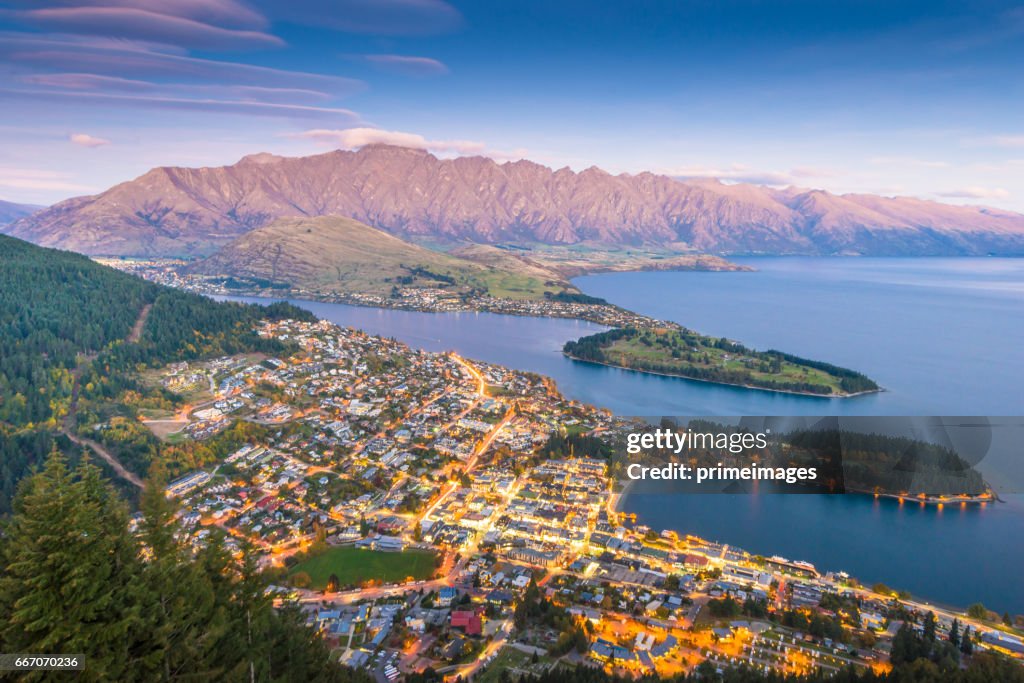 Panaramic Ansicht des Famaus zu platzieren, in Südinsel Queenstown
