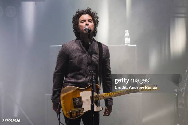 Jerry Fuentes of The Last Bandoleros performs at O2 Apollo Manchester on April 7, 2017 in Manchester, England.