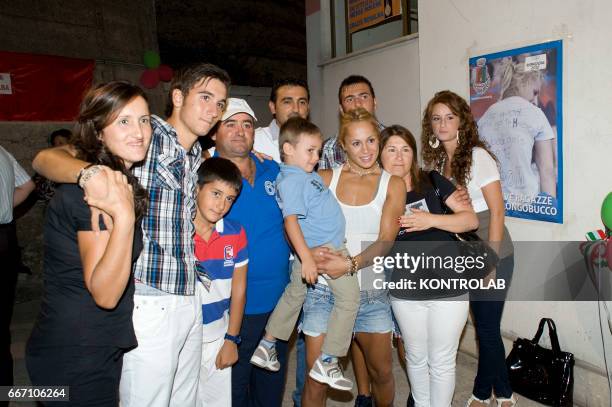 Rosalba Forciniti with her family - she won a Bronze medal in Judo at the Olympics in London 2012, 52Kg category, she is the first Clabrian woman to...