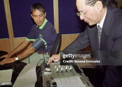 Mexican Walker Segura Takes Lie Detector Test Mexican Walker Segura Takes Lie Detector Test