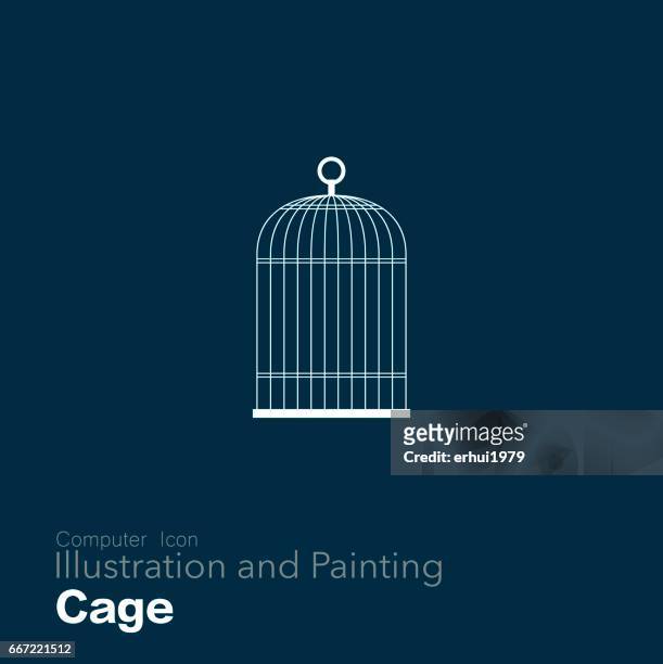 ilustrações de stock, clip art, desenhos animados e ícones de business - birdcage
