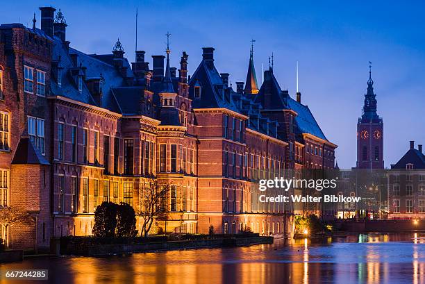 netherlands, the hague, exterior - binnenhof stock pictures, royalty-free photos & images