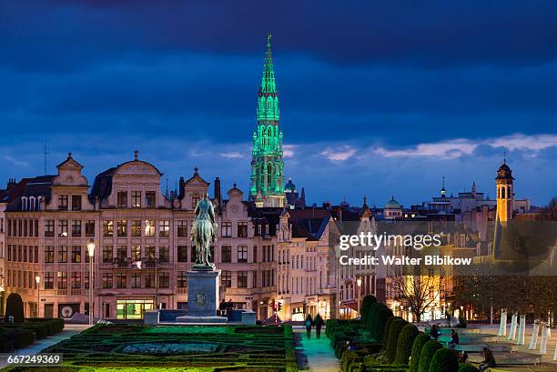 belgium, brussels, exterior - panorama brussels fotografías e imágenes de stock