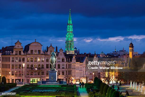 belgium, brussels, exterior - panorama brussels stock pictures, royalty-free photos & images