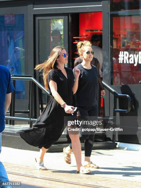 Ashley Johnson is seen on April 10, 2017 in Los Angeles, California.