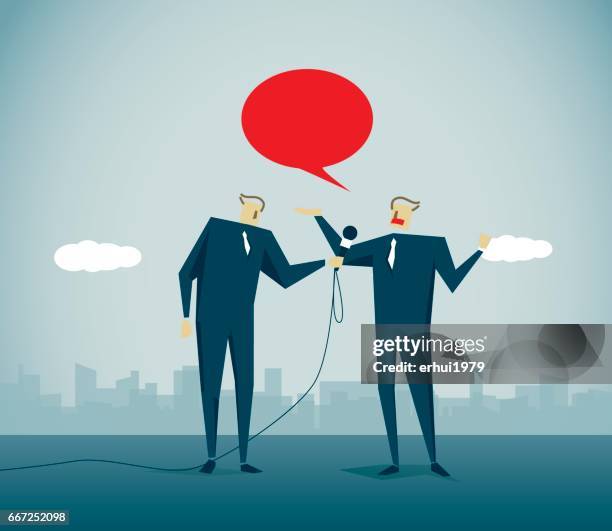 interview - office closed stock illustrations