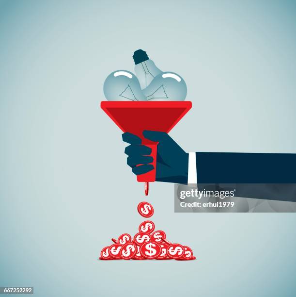 funnel - separating funnel stock illustrations