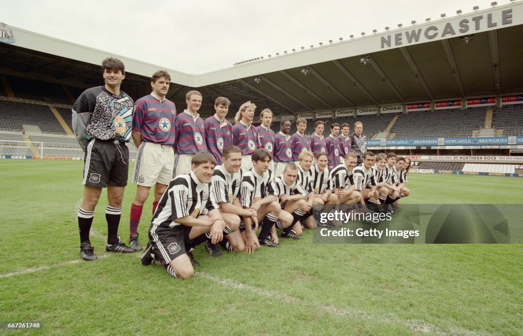 Newcastle United Adidas Kit Launch May 1995