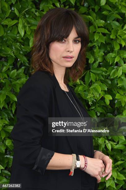 Actress Kasia Smutniak attends a photocall for 'Moglie E Marito' on April 11, 2017 in Milan, Italy.