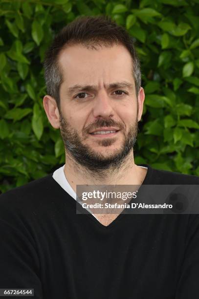 Director Simone Godano attends a photocall for 'Moglie E Marito' on April 11, 2017 in Milan, Italy.