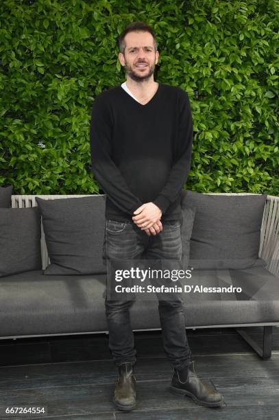 Director Simone Godano attends a photocall for 'Moglie E Marito' on April 11, 2017 in Milan, Italy.