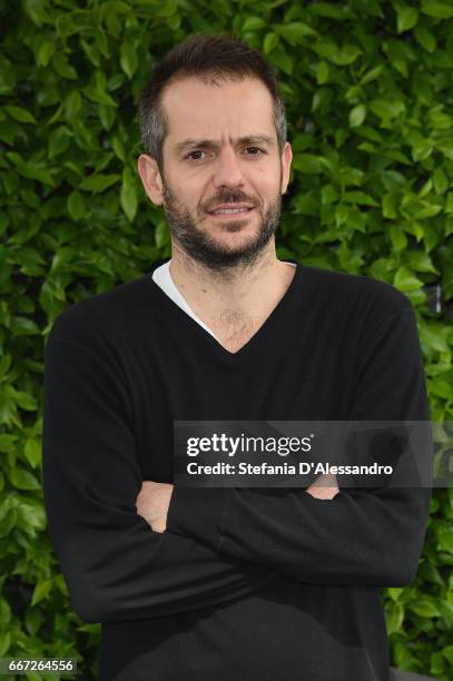 Director Simone Godano attends a photocall for 'Moglie E Marito' on April 11, 2017 in Milan, Italy.