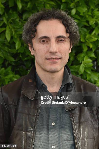 Actor Valerio Aprea attends a photocall for 'Moglie E Marito' on April 11, 2017 in Milan, Italy.