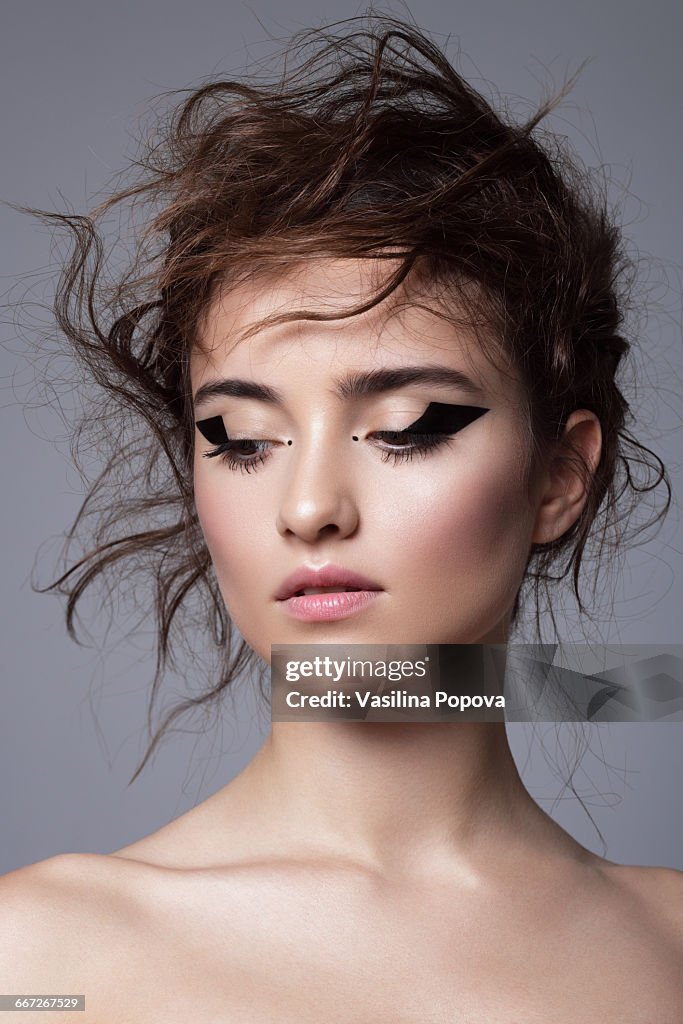 Young beautiful woman