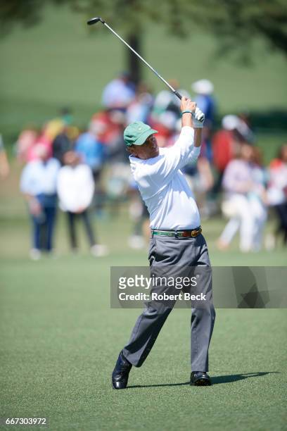 Jeff Knox in action during Saturday play at Augusta National. Augusta, GA 4/8/2017 CREDIT: Robert Beck