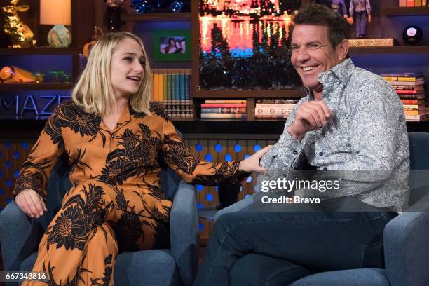 Pictured : Jemima Kirke and Dennis Quaid --