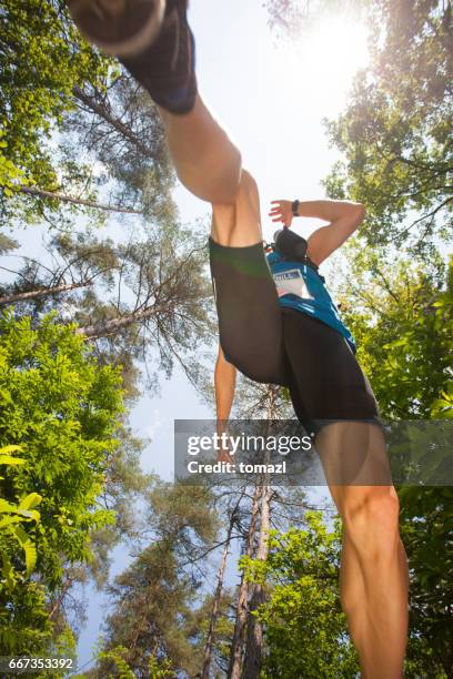jump over camera - athlete's foot stock pictures, royalty-free photos & images