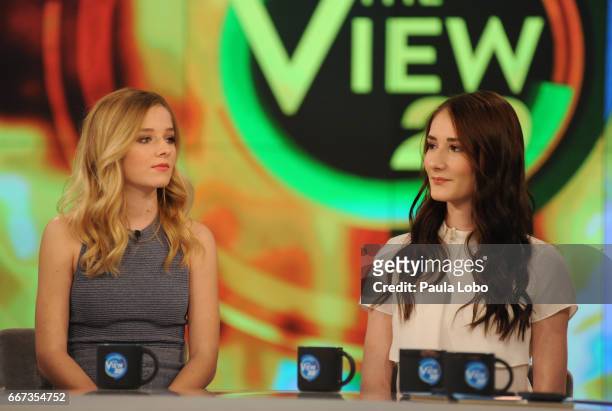 Jackie Evancho and Juliet Evancho are guests on Disney General Entertainment Content via Getty Images "The View" airing Friday, April 14, 2017. "The...