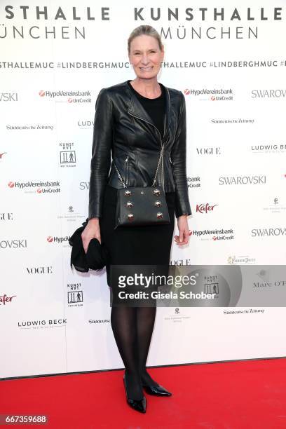 Sibylle Schoen, CEO Aigner, during the Peter Lindbergh exhibition 'From Fashion to Reality' at Kunsthalle der Hypo-Kulturstiftung on April 11, 2017...