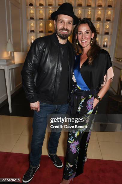 Alfie Boe and Sarah Boe attend the press night after party for the English National Opera's production of Rodgers & Hammerstein's "Carousel" at St...