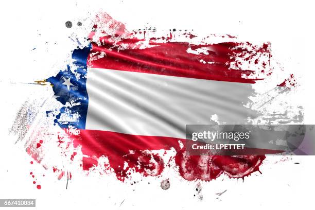 ilustraciones, imágenes clip art, dibujos animados e iconos de stock de georgia ink garinge flag - georgia-estado-de-eeuu