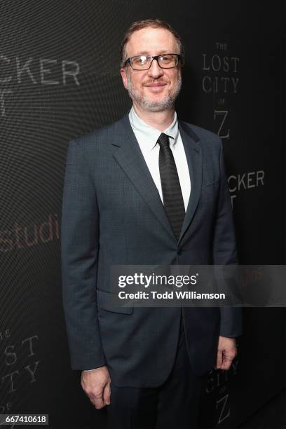 Director James Gray attends the Amazon Studios and Bleecker Street special screening with Explorer's Club of James Gray's THE LOST CITY OF Z on April...