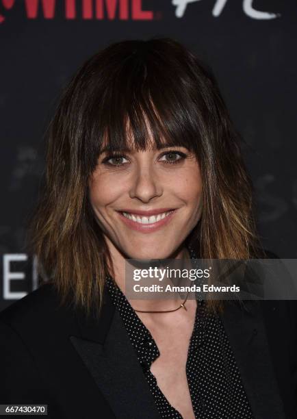 Actress Katherine Moennig arrives at Showtime's "Ray Donovan" Season 4 FYC Event at the DGA Theater on April 11, 2017 in Los Angeles, California.