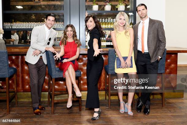 Models wearing curated La La Land Trunk and costume designer Mary Zophres at Trunk Club and Mary Zophres Unveil La La Land Inspired Looks on April...