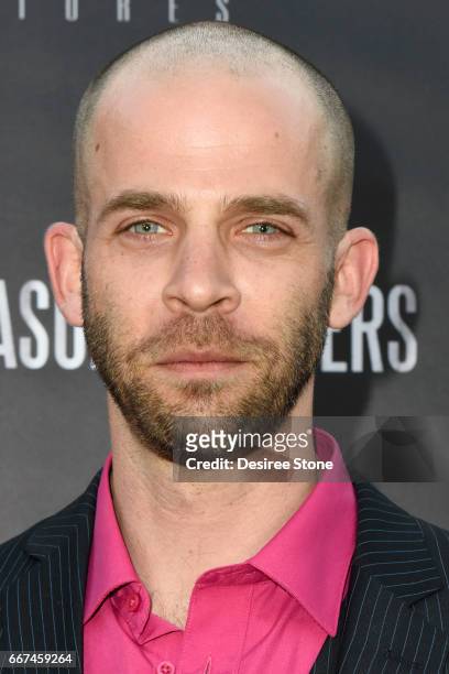 Actor Brandon Sean Pearson attends the premiere of "The Mason Brothers" at the Egyptian Theatre on April 11, 2017 in Hollywood, California.