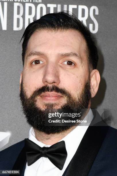 David Trevino attends the premiere of "The Mason Brothers" at the Egyptian Theatre on April 11, 2017 in Hollywood, California.