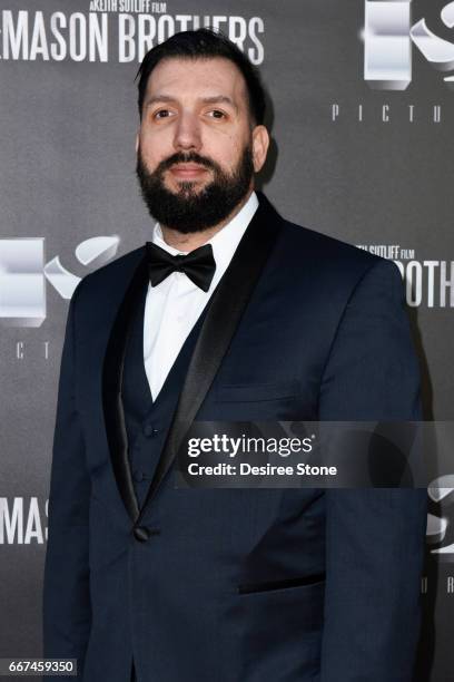 David Trevino attends the premiere of "The Mason Brothers" at the Egyptian Theatre on April 11, 2017 in Hollywood, California.