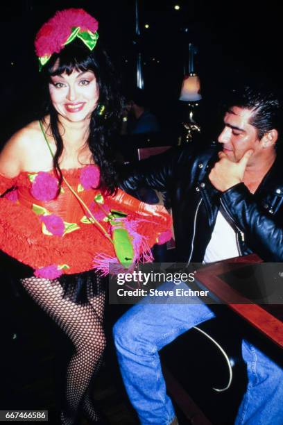 Judy Tenuta and Ken Wahl at Iridium Club, New York, New York, May 5, 1994.