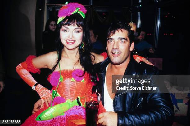 Judy Tenuta and Ken Wahl at Iridium Club, New York, New York, May 5, 1994.