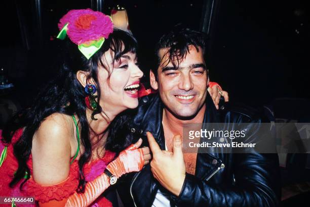Judy Tenuta and Ken Wahl at Iridium Club, New York, New York, May 5, 1994.