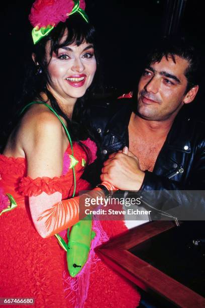 Judy Tenuta and Ken Wahl at Iridium Club, New York, New York, May 5, 1994.