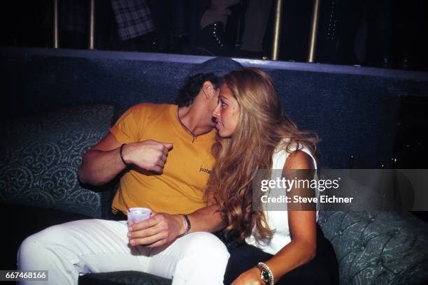 Fast Eddie Mallia & Carol Shaya at Club Expo, New York, New York, February 11, 1995.