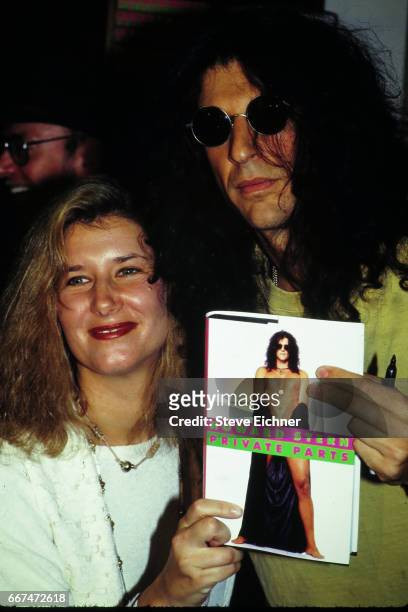 Alison Berns and Howard Stern at book signing for Private Parts at Barnes and Noble, New York, New York, October 14, 1993.