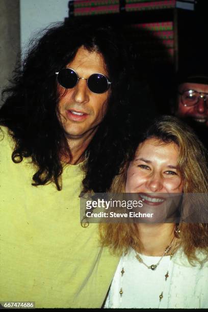 Howard Stern and Alison Berns at book signing for Private Parts at Barnes and Noble, New York, New York, October 14, 1993.