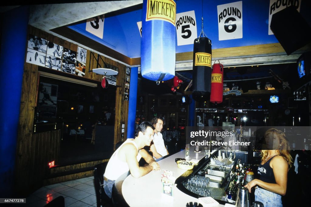 Mickey Rourke Bar Mickey Rourke's Bar interior, Miami, Florida, 1994. News Photo - Getty ...