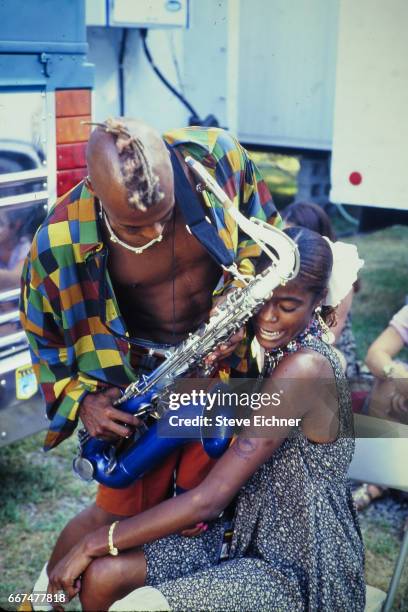 Fishbone performs at Lollapalooza in Waterloo Village, Stanhope, New Jersey, July 13, 1993.