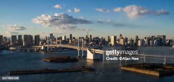 rainbow bridge - 橋 stock pictures, royalty-free photos & images