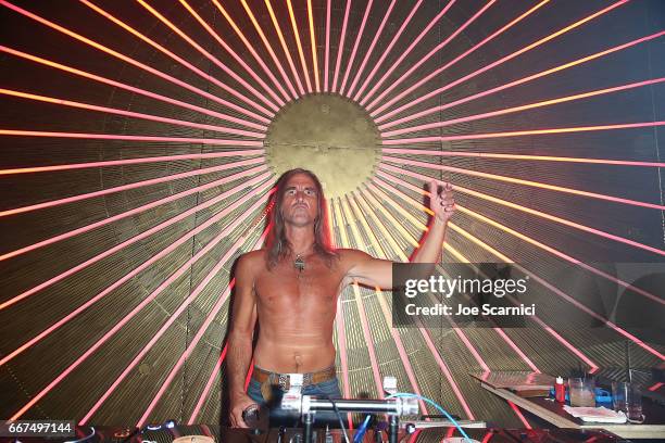 Johnny Basil plays music at the Flaunt and Guess celebration of the Alternative Facts Issue hosted by Joe Jonas and DNCE at Avenue on April 11, 2017...