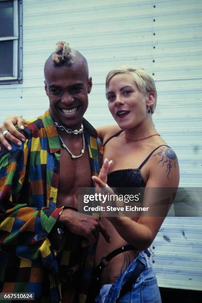 Fishbone performs at Lollapalooza in Waterloo Village, Stanhope, New Jersey, July 13, 1993.